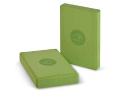 Bloc de Yoga en Eva Non Toxique - 30cm x 20cm x 5cm - Vert - Accessoire de Yoga Essentiel