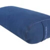 Bolster de Yoga Ovale en 100% Coton Bio - 60 cm x 15 cm x 30 cm - Bleu | Accessoire Yoga Essentiel