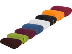 Lot de 6 Bolsters de Yoga Ovale en Coton Bio 100% - 60 cm x 15 cm x 30 cm