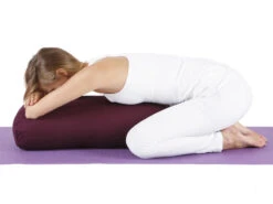 Bolster de Yoga Ovale en 100% Coton Bio - 60 cm x 15 cm x 30 cm - Bleu | Accessoire Yoga Essentiel -CHIN MUDRA Soldes bolster de yoga ovale epeautre 100 coton bio 60 cm x15 cm x 30 cm 1649062935624ab41736732