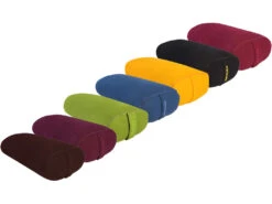 Lot de 6 Bolsters Ovale KAPOK 60cm X15cm X 30cm pour Yoga et Associations