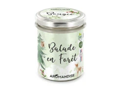 Bougie Balade En Forêt 150g - Encens Naturel pour Méditation et Relaxation