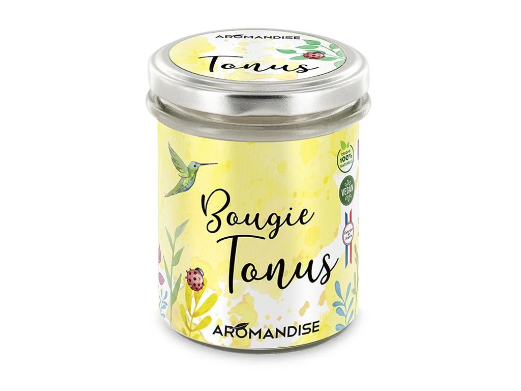 Bougie Tonus 150g - Encens Naturel pour Méditation et Relaxation 1 Bougie Tonus 150g - Encens Naturel pour Méditation et Relaxation