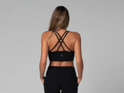 Brassière de Yoga Glamour en Coton Bio - Noir - Taille XS 36 -CHIN MUDRA Soldes brassiere de yoga glamour bio 16352416646177cec03b5f5
