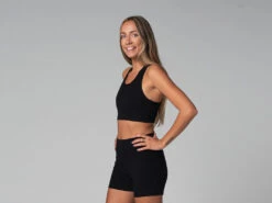 Brassière de Yoga Glamour en Coton Bio - Noir - Taille XS 36 -CHIN MUDRA Soldes brassiere de yoga glamour bio 16352416756177cecb44e57