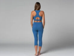 Brassière de Yoga Sport en Coton Bio - Bleu - Taille XS/36 | Confort et Soutien Optimal -CHIN MUDRA Soldes brassiere de yoga sport bio 163516314661769c0a06e5a