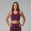 Brassière de Yoga Sport Bio Prune - Taille XS 36 - Coton Bio pour Femme -CHIN MUDRA Soldes brassiere de yoga sport bio 16351659736176a715275b0