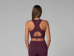 Brassière de Yoga Sport Bio Prune - Taille XS 36 - Coton Bio pour Femme -CHIN MUDRA Soldes brassiere de yoga sport bio 16351659906176a7263ebca