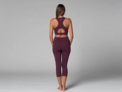 Brassière de Yoga Sport Bio Prune - Taille XS 36 - Coton Bio pour Femme -CHIN MUDRA Soldes brassiere de yoga sport bio 16351660146176a73e5cb90
