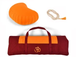 Coffret Méditation Aquarius_Bordeaux Safran - Kit Yoga Essentiel