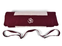 Coffret Tapis de Méditation Complet Prune/Ecru Orion - Kit Yoga Essentiel -CHIN MUDRA Soldes coffret tapis de meditation complet prune ecru 17008279666560933ee4a18