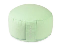 Coussin De Méditation Lotus 100% Coton Bio Vert Pastel - Confort Optimal pour la Méditation