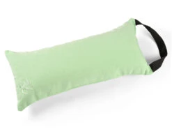 Coussin De Voyage 100% Coton Bio Vert Pastel - Coussins de Méditation Écologiques