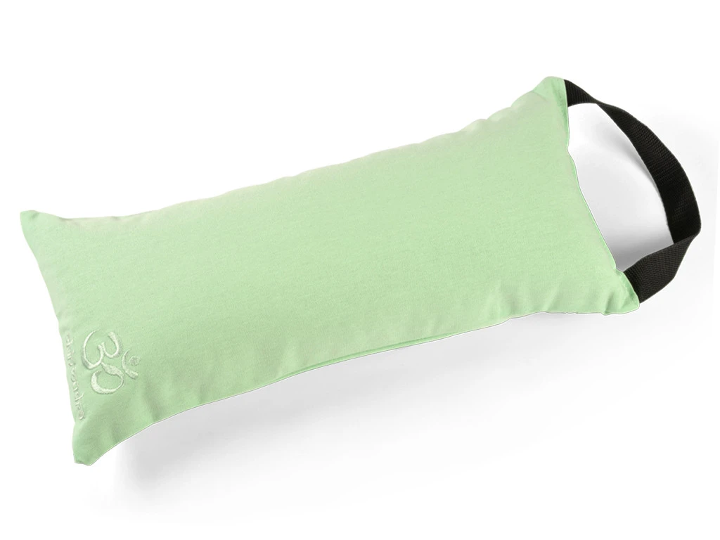 Coussin De Voyage 100% Coton Bio Vert Pastel - Coussins de Méditation Écologiques 1 Coussin De Voyage 100% Coton Bio Vert Pastel - Coussins de Méditation Écologiques