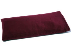 Coussinet Pour Les Yeux en Soie Naturelle & Lin Bio Prune - Idéal pour la Méditation