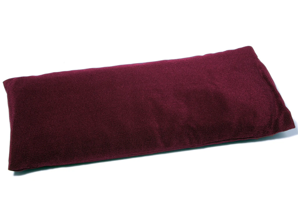 Coussinet Pour Les Yeux en Soie Naturelle & Lin Bio Prune - Idéal pour la Méditation 1 Coussinet Pour Les Yeux en Soie Naturelle & Lin Bio Prune - Idéal pour la Méditation