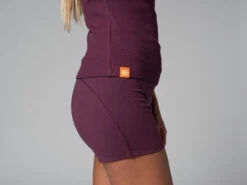 Débardeur Femme Côtelé Prune - Coton Bio - Taille XS (36) - Vêtements de Yoga -CHIN MUDRA Soldes debardeur femme cotele 16358423496180f92d3e2ec