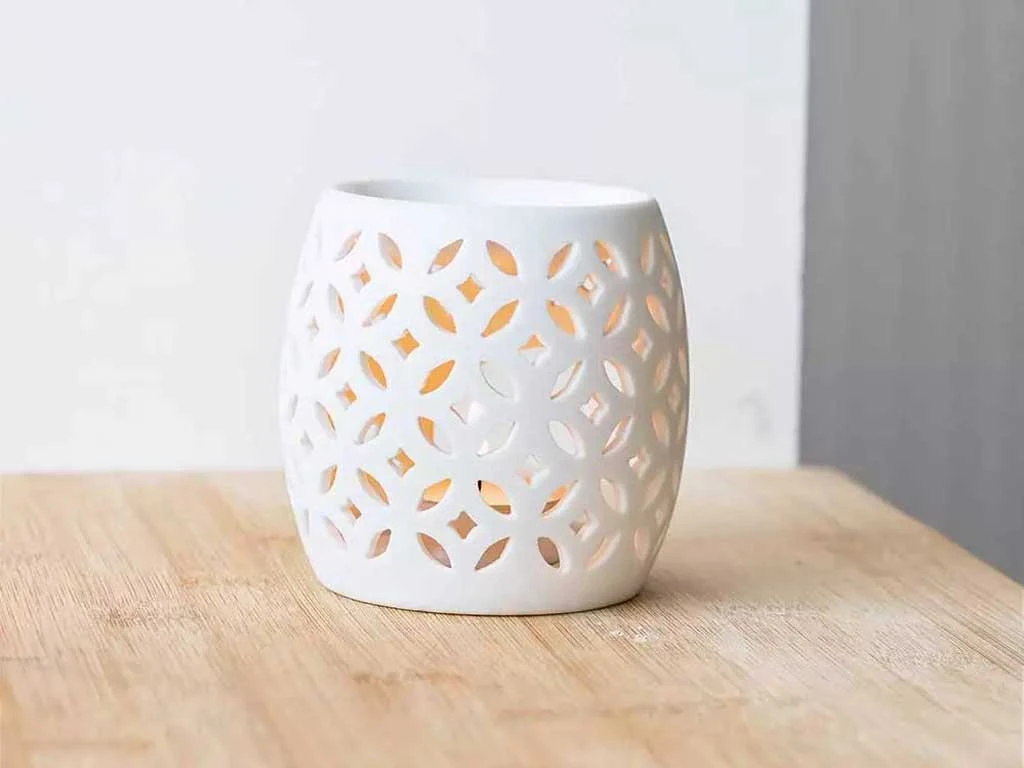 Diffuseur Porcelaine Photophore Luciole 8,8 x 8,6 cm - Encens et Méditation 2 Diffuseur Porcelaine Photophore Luciole 8,8 x 8,6 cm - Encens et Méditation – Image 2