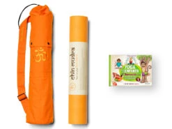 Kit Enfant Extra Mat 4.5mm Safran - Tapis de Yoga pour Enfants - Confort et Qualité Supérieure