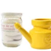 Kit Lota 400ml avec Fleur de Sel Jaune Safran - Neti Pot & Gratte Langue - Bien-être Nasal -CHIN MUDRA Soldes kit lota 400ml et fleur de sel 15929003265ef1bae6cd81b