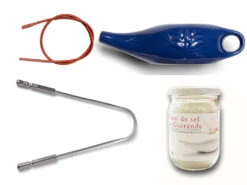Kit Lota Jala Neti Complet en Porcelaine Bleu 250 ml | Hygiène Nasale Naturelle