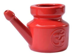Kit Lota Jala Neti Complet en Porcelaine 400 ml avec Design Piment Rouge - Bien-être & Purification Nasale -CHIN MUDRA Soldes kit lota jala neti complet porcelaine red chili pepper 163594178661827d9a5cdd9