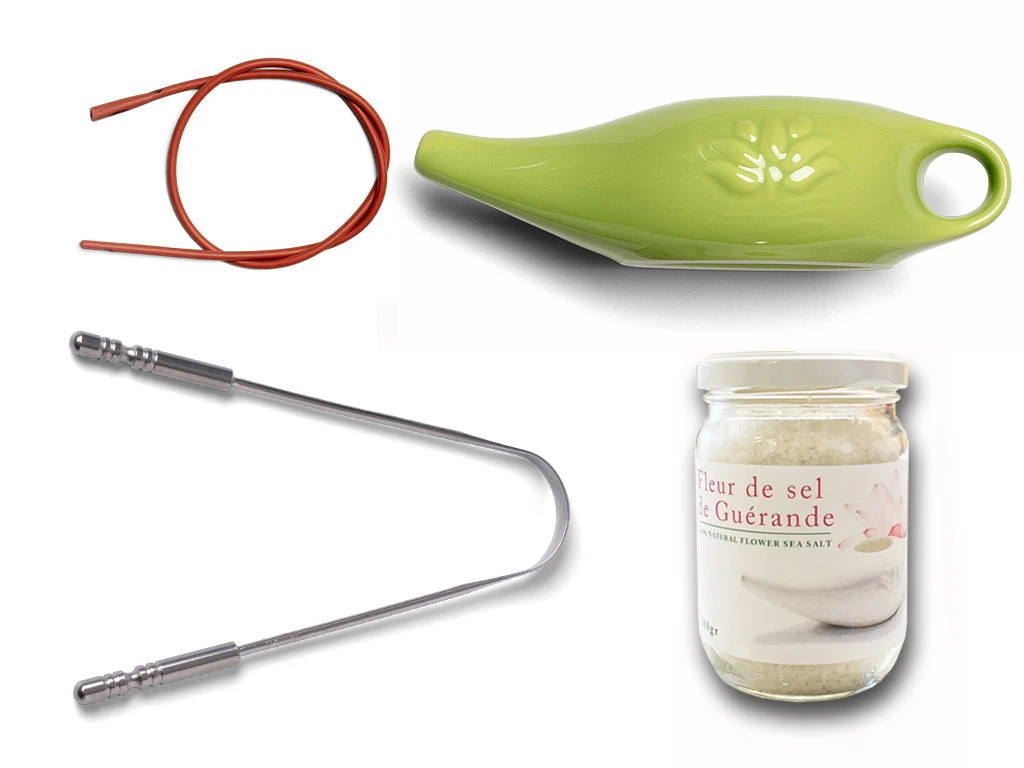 Kit Lota Jala Neti Complet en Porcelaine Vert Amande 250 ml - Bien-être et Hygiène Nasale 1 Kit Lota Jala Neti Complet en Porcelaine Vert Amande 250 ml - Bien-être et Hygiène Nasale