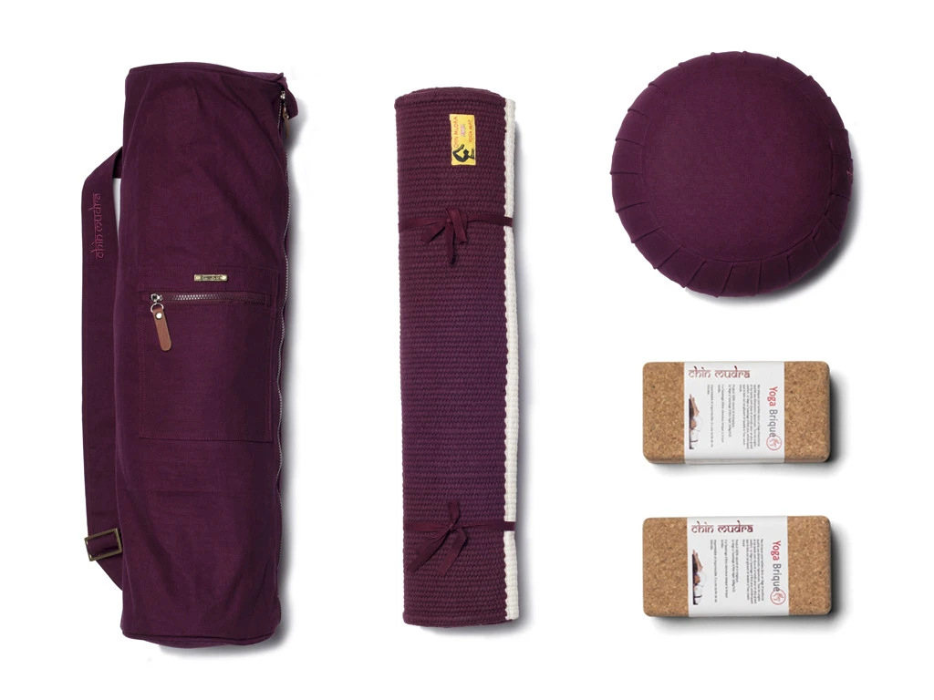 Kit Nature 100% Bio Prune - Kit Yoga Éco-Responsable 1 Kit Nature 100% Bio Prune - Kit Yoga Éco-Responsable