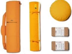 Kit Nature 100% Bio Safran - Tapis de Yoga Écologique et Durable