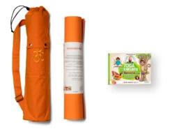 Kit Standard 3mm Enfant Orange Safran - Tapis de Yoga pour Enfants