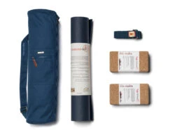 Kit Standard Mat 3mm Couleur Bleu - Tapis de Yoga Écologique et Confortable