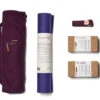 Kit Standard Mat 3mm Couleur Violet - Tapis de Yoga Léger et Résistant