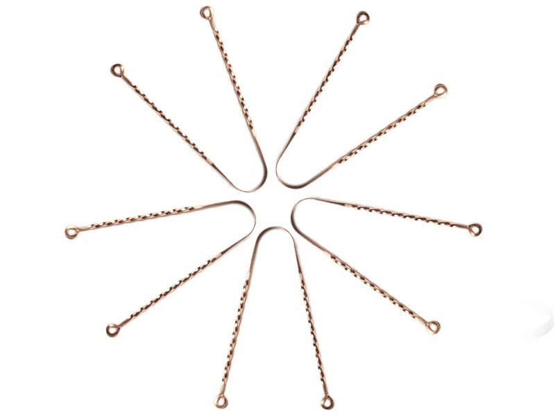 Lot De 10 Grattes Langue Ayurvedique 100% Cuivre - Hygiène Buccale Naturelle - Pour Associations et Yoga 1 Lot De 10 Grattes Langue Ayurvedique 100% Cuivre - Hygiène Buccale Naturelle - Pour Associations et Yoga