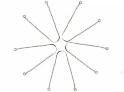 Lot de 10 Grattes Langue en Inox 100% pour Associations et Yoga - Hygiène Buccale Optimale