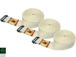 Sangles De Yoga Iyengar - Lot De 6 (200 cm x 3 cm) 100% Bio - Idéal pour Associations et Pratiques de Yoga