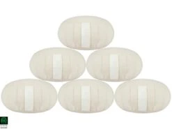 Zafus Nature Standard Epeautre 100% Coton Bio Lot De 6 - Lot pour Associations/Yoga