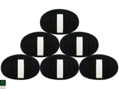 Lot de 6 Zafus Standard en Épeautre 100% Coton Bio pour Yoga et Méditation