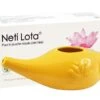 Lota en Porcelaine Émaillée 250ml Jaune Safran - Neti Pot pour le Bien-être Nasal -CHIN MUDRA Soldes lota en porcelaine emaillee 250ml jaune safran 1535912712