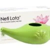 Lota en Porcelaine Émaillée 250ml Vert Amande - Neti Pot pour Bien-être Nasal -CHIN MUDRA Soldes lota en porcelaine emaillee 250ml vert amande 1535910867