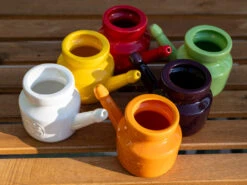 Lota Om en Porcelaine émaillée 400ml Jaune Safran - Neti Pot pour Bien-être Nasal -CHIN MUDRA Soldes lota om en porcelaine emaillee 400ml 169097884264ca4a1a44c54