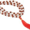 Mala 108 Perles 8mm Cristal De Roche & Rudraksha - Support de Méditation Authentique -CHIN MUDRA Soldes mala 108 perles 8mm cristal de roche rudraksha 1535912699