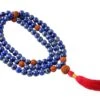 Mala 108 Perles 8mm Lapis Lazuli & Rudraksha pour Méditation -CHIN MUDRA Soldes mala 108 perles 8mm lapis lazuli rudraksha 1535912785