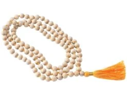 Mala 108 Perles Tulsi 8mm - Collier de Méditation Authentique