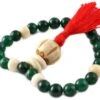 Mala 27 Perles Jade & Os - Support de Méditation Authentique | Accessoire de Relaxation -CHIN MUDRA Soldes mala 27 perles jade os 1535912718