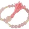 Mala 27 Perles - Quartz Rose & Nacre | Support de Méditation Naturel