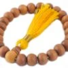 Mala 27 Perles Santal 8mm/Jaune - Support de Méditation Naturel | Idéal pour Yoga et Relaxation -CHIN MUDRA Soldes mala 27 perles santal 8mm jaune 1535912773