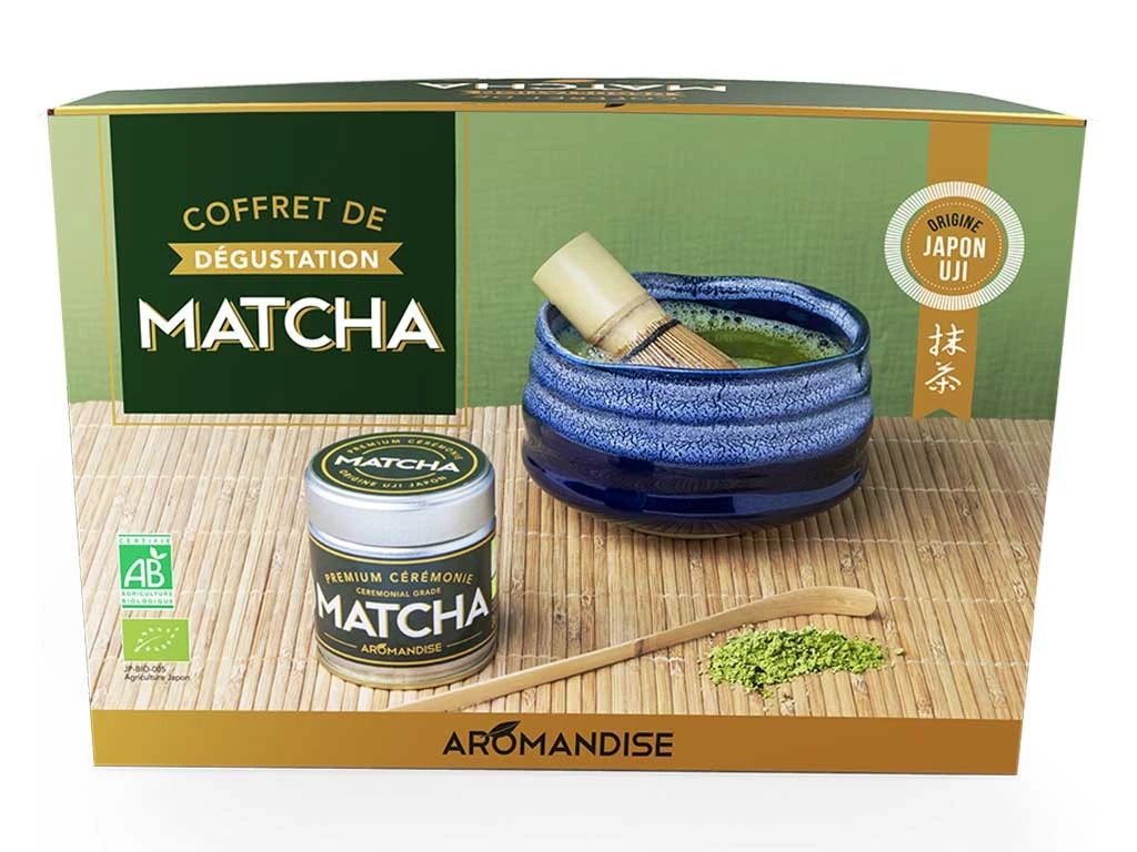 Matcha Cérémonie - Coffret Dégustation Premium pour Bien-être | Tisanes et Thés 1 Matcha Cérémonie - Coffret Dégustation Premium pour Bien-être | Tisanes et Thés