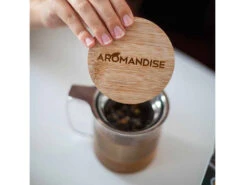 Mug En Verre Avec Filtre Et Couvercle 0,35L - Idéal pour Tisanes et Thés - Bien-être -CHIN MUDRA Soldes mug en verre avec filtre et couvercle 1670322092638f17ac951e7