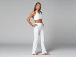 Pantalon de Yoga Femme Confort en Coton Bio - Blanc - Taille XS (36) 17 Pantalon de Yoga Femme Confort en Coton Bio - Blanc - Taille XS (36) -CHIN MUDRA Soldes pantalon de yoga femme confort bio 1635848430618110ee947d8