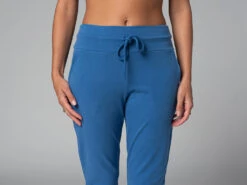 Pantalon de Yoga Femme Jogg en Coton Bio - Bleu - Taille XS (36) -CHIN MUDRA Soldes pantalon de yoga femme jogg bio 163584801161810f4bc5fb8